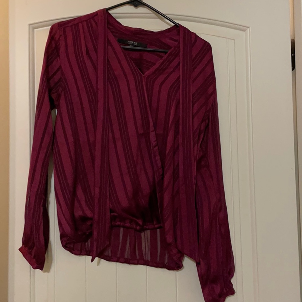 Guess satin top